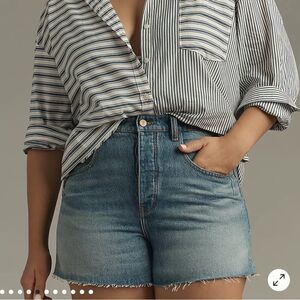 Pilcro Anthropologie The Everyday Denim Shorts sz 32